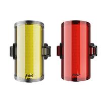 Knog Cobber Reflex Twinpack, bicycle front and rear light set (KN13393)