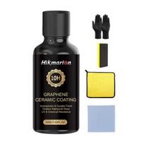 Car Ceramic Coating, Graphene Nano Paint Sealant Kit, 10H Hardness Hydrophobic Polish for Auto, DIY Shine And Protection 1 Set black