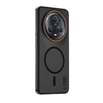 Suderinamas Honor Magic5 Pro telefono dėklas Honor Magic5 Pro Magnetinis Minkštas Matinis Odos Skaidrus Lengvas Paprastos Spalvos Bloko Kietas Dėklas Minkštas Matinis Juodas