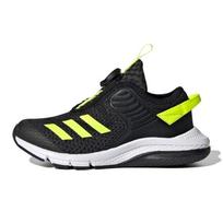 Adidas Activefle Boa Abrasion Resistant Low top Running Shoes Black Green Kids' FY0280 28 black