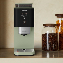 KRUPS Coffee Maker | SA401LE0 Crush | Pump pressure 15 bar | Automatic | Black/Green | 1370 W