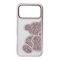Case for iPhone 17 Pro Max / 18 Pro Max Teddy Bear pink