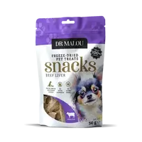 DR Malou Gardums suņiem - , Dog treats 100% freeze-dried beef liver 50g
