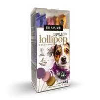 DR Malou Treats for dogs - , Freeze-dried meat lollipops for dogs - mix of flavors 48g (6pcs)