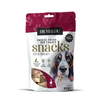 DR Malou Gardumi suņiem - , Dog treats, meat cubes, 100% freeze-dried duck breast, 50g