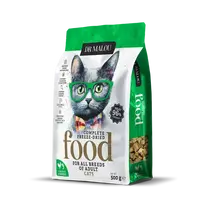 DR Malou Freeze-dried food for cats - Chicken with salmon, Adult Cats, 500g