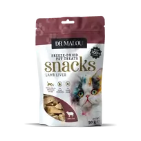 DR Malou Treats for cats - , Treats for cats 100% freeze-dried lamb liver 50g