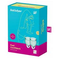 Menstruacinės taurelės Satisfyer 2vnt Žalios