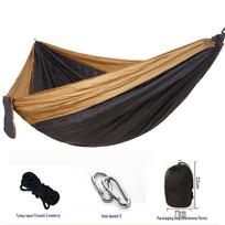 Outdoor Hammock Nylon Parachute Cloth Camping Swing Chair - Single/Double