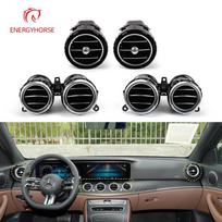 Automobilio priekinio skydelio oro kondicionieriaus AC ventiliacijos grotelių pilnas surinkimas Mercedes Benz E klasės W213 E200 E260 E300 Right black