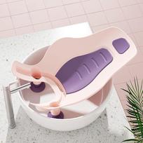 Baby Girl Bath Toddler Infant Butt Wash  Potty Bathing Basin Child Female Exclusive PP Material Cleaning Tool white