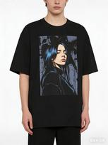 Billie Eilish T Shirt for Men Women Pop Culture Icon Graphic Tee Casual Crew 2026 Top Music Fa XL