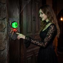 Halloween Doorbell for Front Door Decoration Party Supply One Size gray
