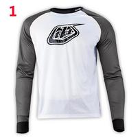 Cross-border downhill suit, bicycle riding suit, mountain bike off-road motorcycle suit T-shirt XXS black