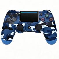 Comfortable Wireless Controller for PS4, Ergonomic Gamepad with Dual Joysticks, Vibration Feedback and Textured Grip