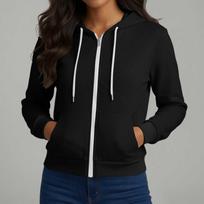 Women's Casual Zip Up Hoodie with Fashion for Everyday Wear L juoda
