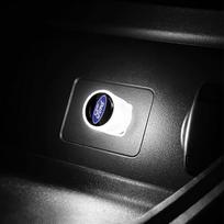 1 vnt. Sportinis USB LED automobilio žibintas Automobilio interjero atmosferos žibintas Ford Focus Mk2 Mk3 Fiesta Ranger Mondeo S-MAX Kuga Mustang Ford balta