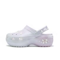 Crocs Klasikinės platforminės klumpės Pagamintos su žvaigždėmis Mergaitiška aplinka Kaspinas Punk Tūkstantmečio Baletas Amerikietiška svajonė Batai su skylutėmis Moteriški Sidabriniai Rožiniai 34-35 sidabrinės rožinės spalvos