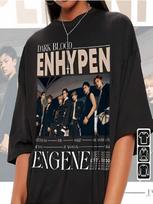Kpop EN FATE Vyriški Moteriški Trumpomis Rankovėmis Medvilniniai Apvalios Kaklo Marškinėliai Laisvalaikio Mados Unisex Streetwear Viršutiniai Drabužiai_1j S