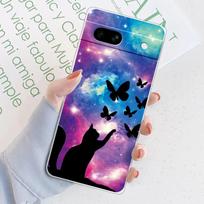 For Google Pixel 7A 6A Case For Google Pixel 8 Pro Clear Soft Silicone TPU Phone Case For Google Pixel 7 Pro /Pixel 6 Pro Coque Google Pixel 7 blue