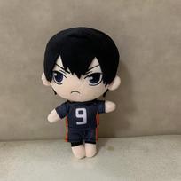 20CM Haikyuu pliušinė lėlė Anime tinklinis minkšta kimšta lėlė Haikyuu! Hinata Shoyo Tobio Kageyama pliušinė pagalvė žaislas vaikams black