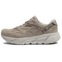 HOKA ONE ONE Clifton L Suede Simply Taupe Pumice Stone All Gender 1122571-STPST 40 gray