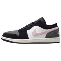 Jordan Air Jordan 1 Sintetinė oda, Skaldyta karvės oda Amortizacija Žemi krepšinio bateliai Vyriški Juodi Balti II3788-003 44 balta