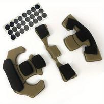 Universal Helmet Pads Memory Foam Replacement Inserts for Comfort Protective Padding Ex Helmet Internal Mat L chaki