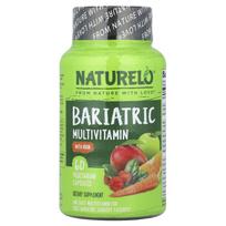 NATURELO, nutukimo gydymo multivitaminai, sudėtyje yra geležies, 60 daržovių kapsulių