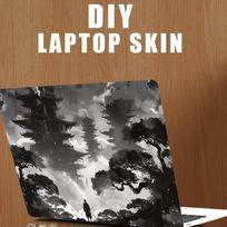 Universal 15 16 17 Inch Laptop Sticker Skins Japanese Style Scratch-proof DIY Protective Film Waterproof PVC