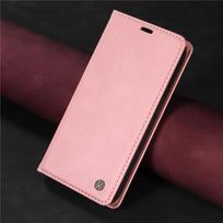 Leather Flip Case For Sony Xperia 1 5 10 VI Holder Card Slots Wallet Stand Phone Book Cover For Sony Xperia 1 III 5 V 10 IV Bags For Xperia 10 IV rožinė