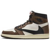 Jordan x Travis Scott Air Jordan 1 Travis Scott X AJ1 High OG TS SP Oda Aukštakulniai Vintažiniai Krepšinio Batai Unisex CD4487-100 36.5