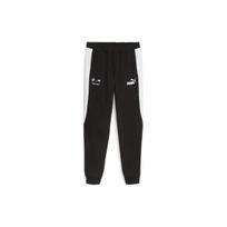 Puma Bmw Series Color Block Design Casual Mid Waist Knitted Sports Pants Men Bottoms Black 624138-01 XS