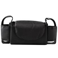 Baby Stroller Accessories Bag Cup Holder Cover Bag Stroller Organizer Babies Stroller Bottle Bag Polyester Material black