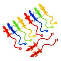 10 vnt. lipnus geko žaislas Nerimo ir streso mažinimo Mini geko Tampomas Vaikams Suaugusiems Minkštas spalvingas geko žaislas Šventės dovanėlės Maišelio užpildai 10 Pcs multi