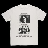 New Popular Patti Smith White  Cotton All Size Unisex Unisex T-Shirt S black