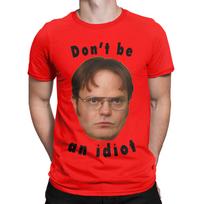 The Office Dwight False Tee Shirt For Unisex Unisex Printed T Shirts Cotton Clothes S brown