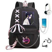 Demon Slayer Shinobu Kocho Campus Backpack Chain Bag Student Daily School Bag Number 1