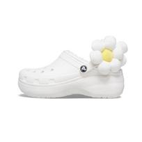 Crocs Classic Flower Clogs 'White' Women's 209236-90H 33-34 balta