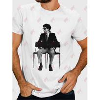Franco Battiato Sicily Flag T-Shirt - Italian -Songwriter Graphic Tee with Sicilia Bandiera Bianca Print, Casual Round Neck Shirt for Fans & Sicily S balta