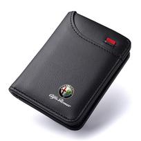 Madinga automobilio vintažinė piniginė vairuotojo pažymėjimo laikiklis monetų dėklas Alfa Romeo Giulietta 159 147 156 166 Mito Giulia GT Stelvio ZW1 gray