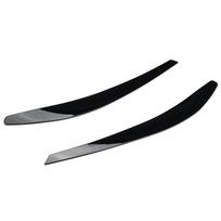 2pcs Black Headlight Eyelids Eyebrows For VF Holden Commodore SS SSV SV6 S Evoke black