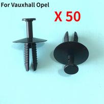 50x Bumper Fender Wheel Arch Door Sill Clip For Vauxhall Opel Astra G H Corsa Meriva A B Signum Tigra Zafira Vectra B C 1400806 blue