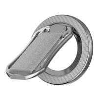New Strong Magnetic Phone Holder for Magsafe 360 Degree Rotation Double Magnet Finger Ring Stand for 14 15 16 pilka spalva