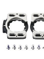 Cycling Cleat Pedals Clipless Compatible WAHOO Speedplay for Road Bike Racing Shoes Durable Anti-Slip Easy Install Lightweight white