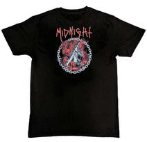 Vtg Midnight Band Tour Concert Graphic Print T-Shirt XXXXL gray