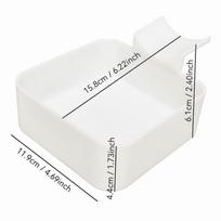 Drain Residual Water Washing Machine Drainage Tray Washing Machine Drain Pan  Drum Washing Machine Non-detachable style white
