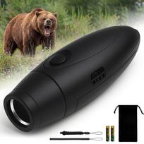 GOKEI Electronic Bear 2 AAA Batteries 125dB Loud 3 Sound Up to 6 Hours Continuous Small and Lightweight 2 Straps Suitable for Emergency Crime Referee