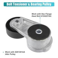 Automatic Accessory Drive Belt Tensioner Assembly for Dodge for Ram No.5184617AD gray