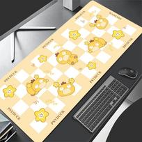 Didelis Speed PC Kompiuterio Klaviatūros Kilimėlis PU Odinis Pelės Kilimėlis Anime Pokemon Psyduck Stalo Kilimėlis Žaidimų Aksesuarai Pikachu Pelės Kilimėlis 60x30 cm white